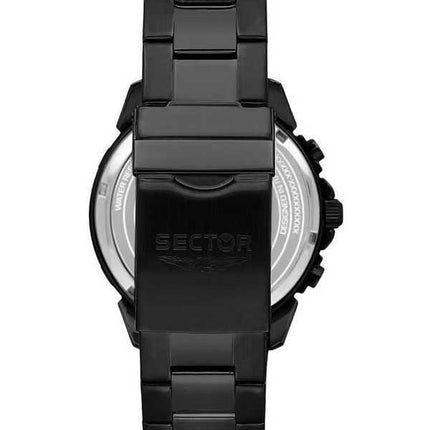 Orologio da uomo Sector ADV2500 cronografo in acciaio inossidabile con quadrante blu al quarzo R3273643001 100M