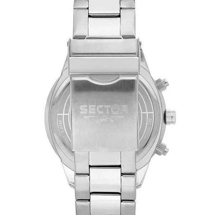 Orologio da uomo Sector 670 cronografo in acciaio inossidabile con quadrante nero al quarzo R3273740002
