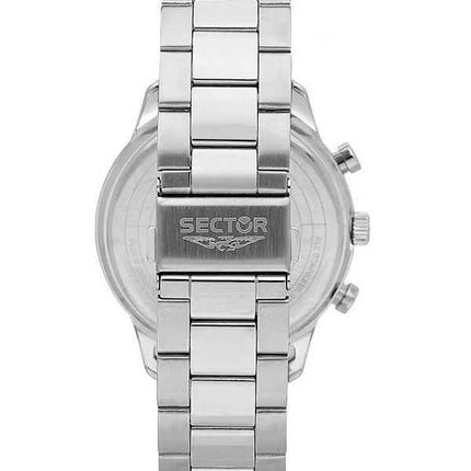 Orologio da uomo Sector 270 cronografo in acciaio inossidabile con quadrante nero al quarzo R3273778002