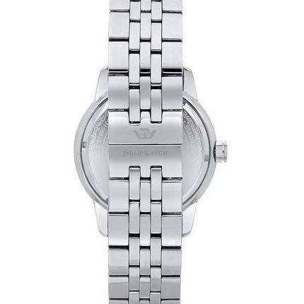 Orologio da uomo Philip Watch Swiss Made Anniversary in acciaio inossidabile quadrante blu al quarzo R8253150010 100M