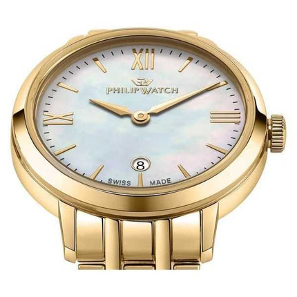 Philip Watch Swiss Made Audrey tono oro acciaio inossidabile quadrante in madreperla quarzo R8253150511 orologio da donna