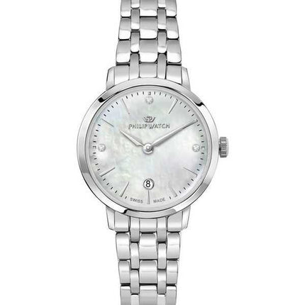Philip Watch Swiss Made Audrey Crystal Accents quadrante in madreperla al quarzo R8253150512 orologio da donna