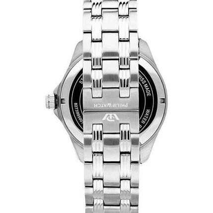 Philip Watch Swiss Made Blaze acciaio inossidabile quadrante argento quarzo R8253165009 orologio da uomo 100M