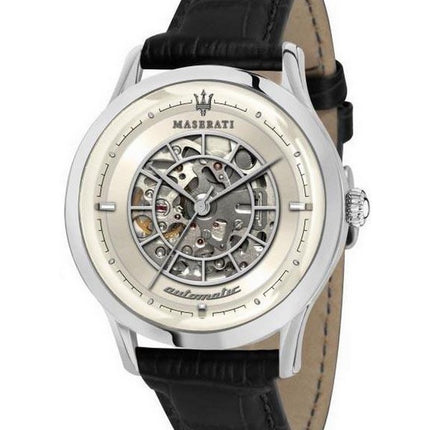 Orologio da uomo automatico Maserati Ricordo con quadrante scheletrato R8821133005 100M