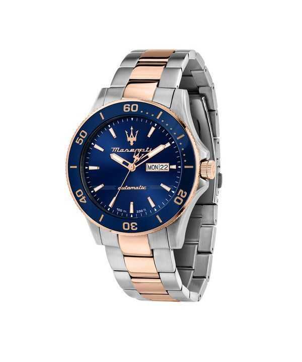 Orologio da uomo Maserati Competizione Lifestyle acciaio inossidabile quadrante blu automatico R8823100001 100M