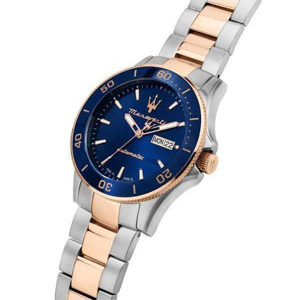 Orologio da uomo Maserati Competizione Lifestyle acciaio inossidabile quadrante blu automatico R8823100001 100M