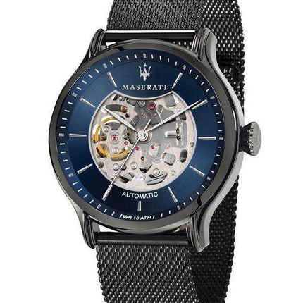 Orologio da uomo Maserati Epoca con quadrante scheletrato automatico R8823118006 100M