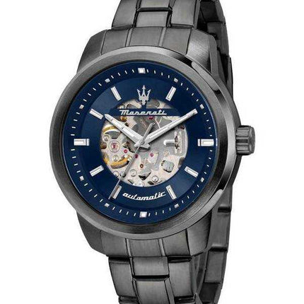 Orologio da uomo Maserati Successo Blue Skeleton Dial Automatic R8823121001