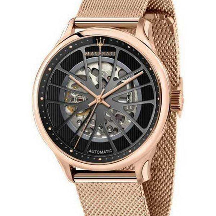 Maserati Gentleman Skeleton Dial Automatic R8823136001 Orologio da uomo 100M