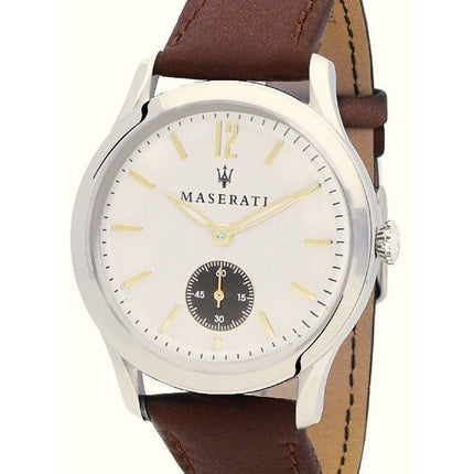 Orologio Maserati Tradizione Quadrante Bianco Quarzo R8851125001 Orologio Uomo