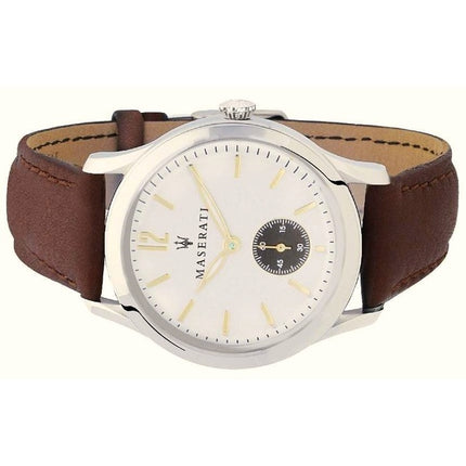 Orologio Maserati Tradizione Quadrante Bianco Quarzo R8851125001 Orologio Uomo