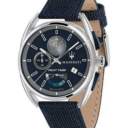 Orologio da uomo Maserati Trimarano Yacht Timer cronografo al quarzo R8851132001 100M