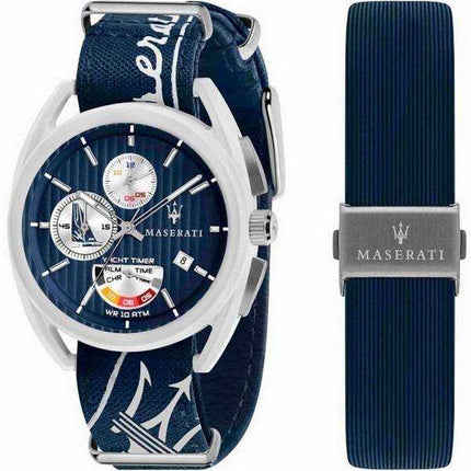 Maserati Trimarano Yacht Timer Cronografo al quarzo R8851132003 Orologio da uomo 100M
