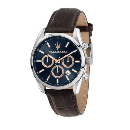 Orologio da uomo Maserati Attrazione in edizione limitata, cronografo, quadrante blu, quarzo R8851151003