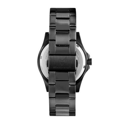 Orologio da uomo Maserati Competizione in acciaio inossidabile quadrante nero al quarzo R8853100035 100M