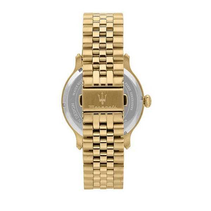 Orologio da uomo Maserati Epoca in edizione limitata in acciaio inossidabile quadrante nero al quarzo R8853118023 100M