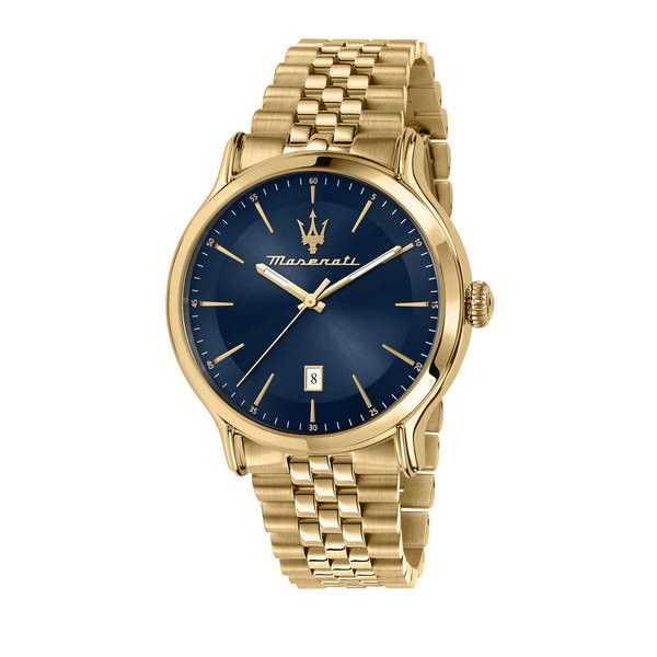 Orologio da uomo Maserati Epoca in edizione limitata in acciaio inossidabile quadrante nero al quarzo R8853118023 100M