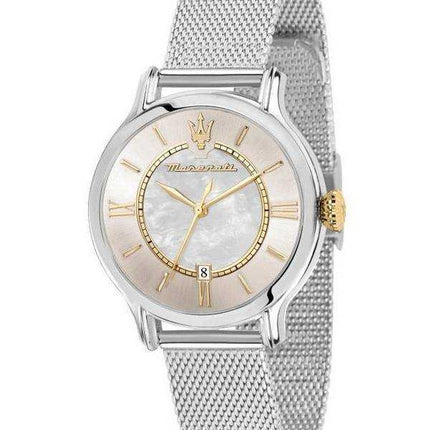 Orologio da donna Maserati Epoca in acciaio inossidabile con quadrante in madreperla al quarzo R8853118514 100M