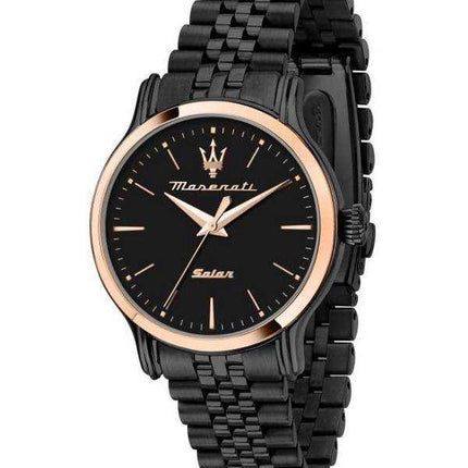 Orologio da donna Maserati Epoca in acciaio inossidabile quadrante nero solare R8853118518 100M