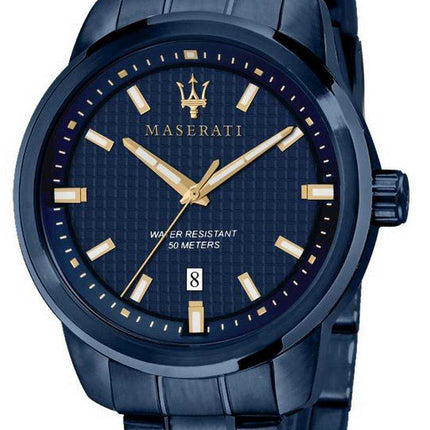 Orologio Maserati Blue Edition quadrante blu in acciaio inossidabile al quarzo R8853141002 da uomo