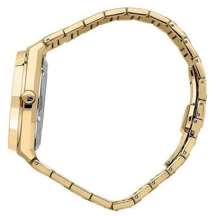 Orologio da uomo Maserati Stile tono oro in acciaio inossidabile quadrante nero al quarzo R8853142004 100M