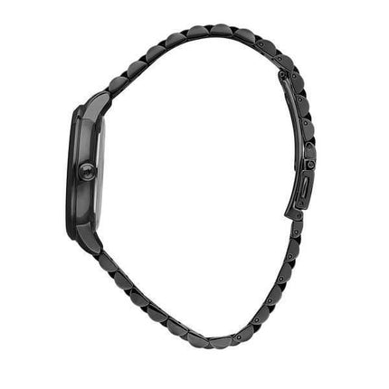 Orologio da donna Maserati Royale in acciaio inossidabile nero con quadrante a raggi di sole al quarzo R8853147505