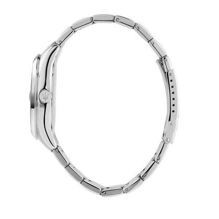 Orologio da uomo Maserati Attrazione in acciaio inossidabile quadrante argento al quarzo R8853151014