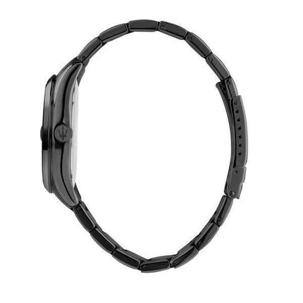 Orologio da uomo Maserati Attrazione in acciaio inossidabile quadrante nero al quarzo R8853151015