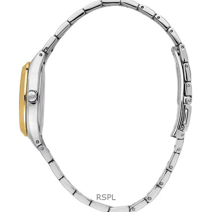 Orologio da donna Maserati Attrazione Two Tone in acciaio inossidabile con quadrante Sunray argentato al quarzo R8853151505