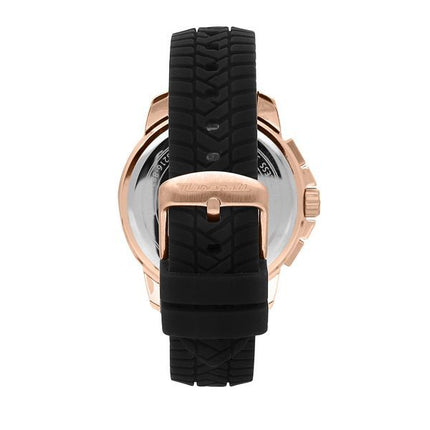 Maserati Successo cronografo cinturino in silicone quadrante nero quarzo R8871621012 orologio da uomo