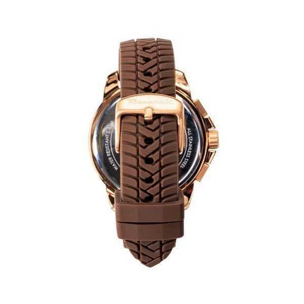 Orologio da uomo Maserati Successo Lifestyle cronografo cinturino in caucciù quadrante marrone al quarzo R8871621039