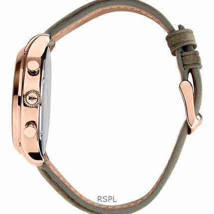 Maserati Epoca Cronografo Cinturino in Pelle Quadrante Beige Quarzo R8871633007 100M Orologio da Uomo