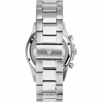 Maserati Competizione Cronografo Acciaio Inox Quadrante Nero Sunray Quarzo R8873600008 100M Orologio da Uomo
