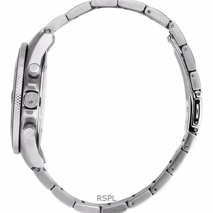 Maserati Competizione Cronografo Acciaio Inox Quadrante Nero Sunray Quarzo R8873600008 100M Orologio da Uomo