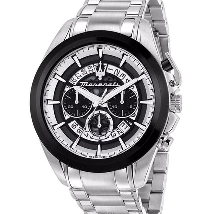 Maserati Traguardo Cronografo Acciaio Inox Quadrante Scheletrato Multicolore Quarzo R8873612059 100M Orologio da Uomo