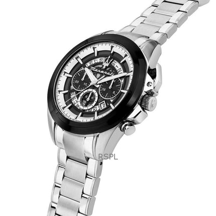Maserati Traguardo Cronografo Acciaio Inox Quadrante Scheletrato Multicolore Quarzo R8873612059 100M Orologio da Uomo