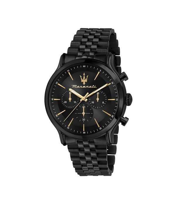 Orologio da uomo Maserati Epoca edizione limitata cronografo in acciaio inossidabile quadrante nero al quarzo R8873618020 100M