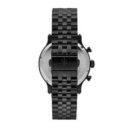 Orologio da uomo Maserati Epoca edizione limitata cronografo in acciaio inossidabile quadrante nero al quarzo R8873618020 100M