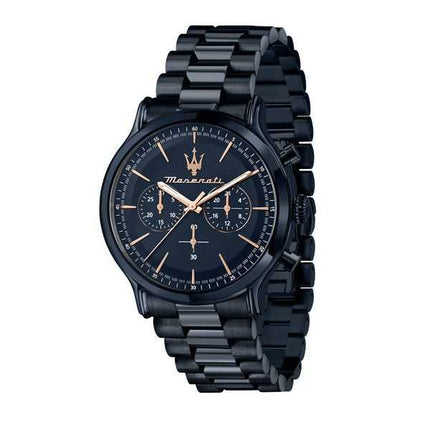 Orologio da uomo Maserati Successo Lifestyle Blue Edition cronografo in acciaio inossidabile quadrante blu al quarzo R8873618032