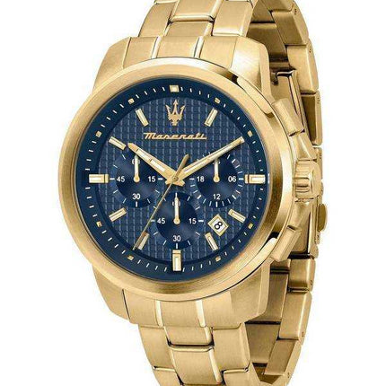 Orologio Maserati Successo Cronografo Quadrante Blu Quarzo R8873621021 Orologio da Uomo