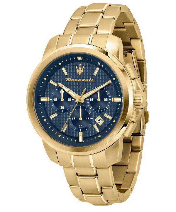 Orologio Maserati Successo Cronografo Quadrante Blu Quarzo R8873621021 Orologio da Uomo