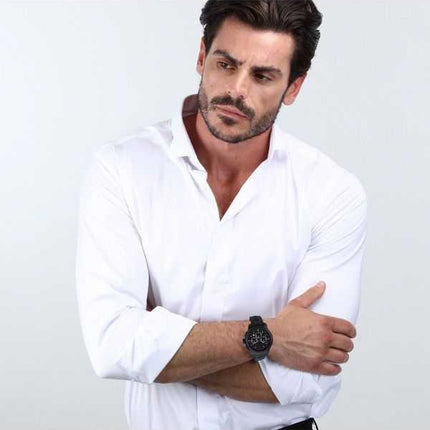 Orologio da uomo Maserati Successo cronografo in edizione limitata in acciaio inossidabile quadrante nero al quarzo R8873621027