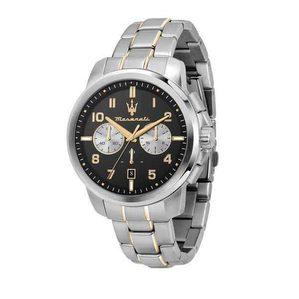 Orologio da uomo Maserati Successo cronografo in edizione limitata in acciaio inossidabile quadrante nero al quarzo R8873621028
