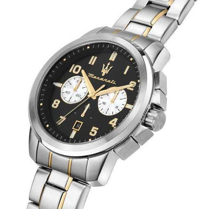 Orologio da uomo Maserati Successo cronografo in edizione limitata in acciaio inossidabile quadrante nero al quarzo R8873621028