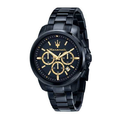 Orologio da uomo Maserati Successo cronografo in acciaio inossidabile quadrante blu al quarzo R8873621040