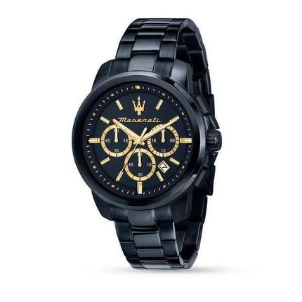 Orologio da uomo Maserati Successo cronografo in acciaio inossidabile quadrante blu al quarzo R8873621040