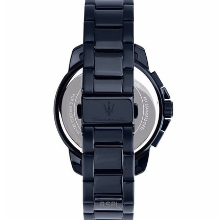 Maserati Successo Cronografo Acciaio Inox Quadrante Blu Quarzo R8873621042 Orologio da Uomo con Bracciale Extra