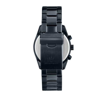 Orologio da uomo Maserati Attrazione cronografo in acciaio inossidabile blu navy quadrante multifunzione al quarzo R8873626003