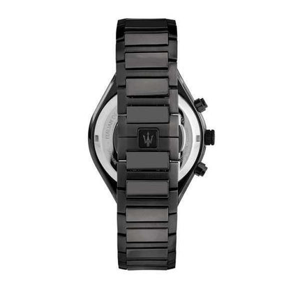Orologio da uomo Maserati Stile Cronografo in acciaio inossidabile quadrante scheletrato blu al quarzo R8873642012 100M