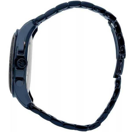 Orologio da uomo Maserati Traguardo cronografo acciaio inossidabile quadrante blu solare R8873649001 100M